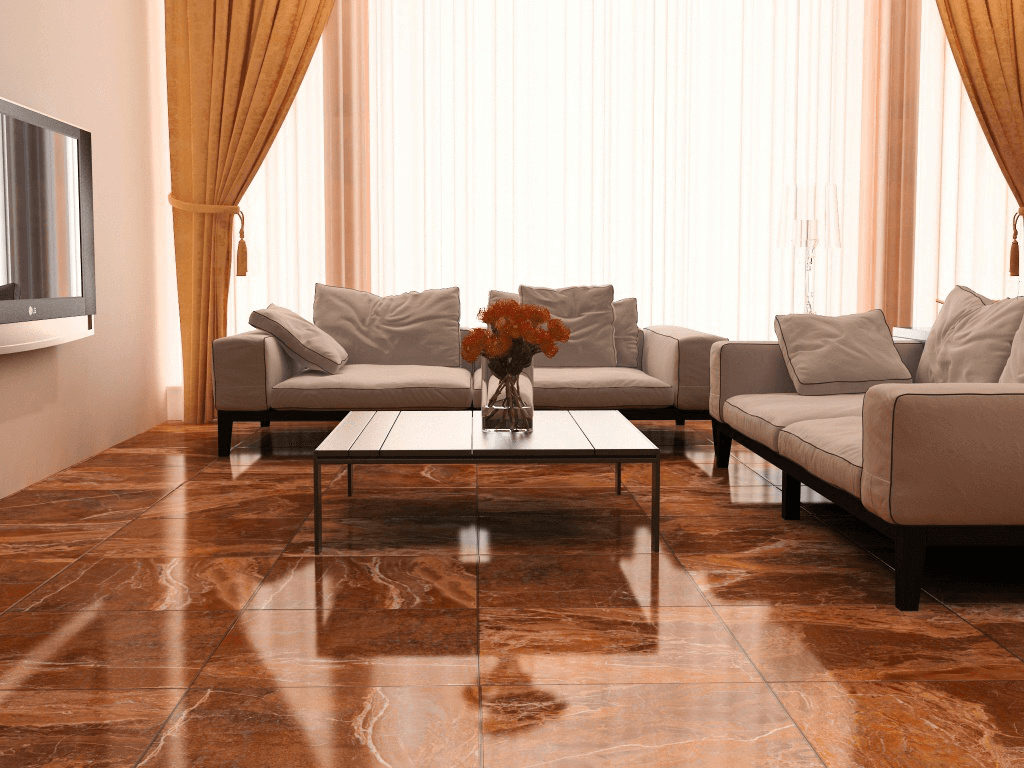 رنگ تیره برای کفپوش در دکوراسیون نشمین