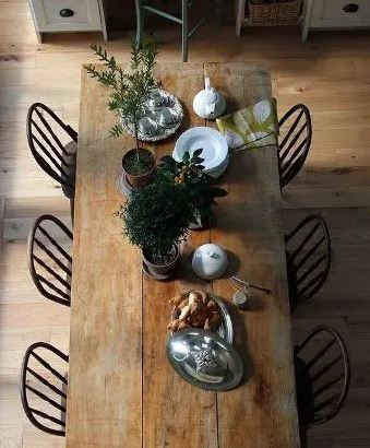 سرویس ناهارخوری در طراحی مبلمان چوبی